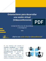 Manual - Orientaciones Sesion Virtual