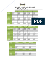 James Bus Line Schedule and Route Guide