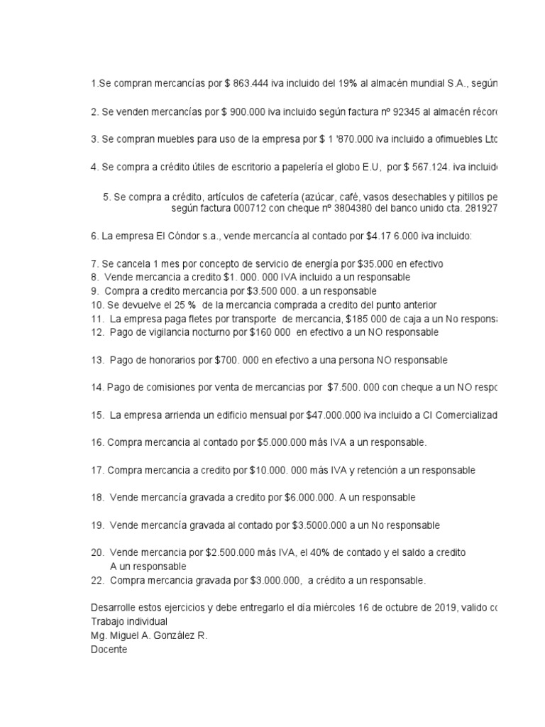 Registro Contable de Compras y Ventas | PDF | Cheque | Bancario