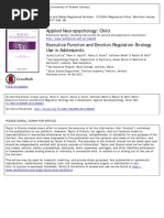 Executive Function and Emotion Regulation - strategy use in adolescentes