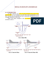 Lecture Six - Two Dimensional Fluid Flow and Seepage: 6.1. Introducion