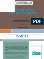 CARTILLA SOBRE LEGISLACIÓN LABORAL