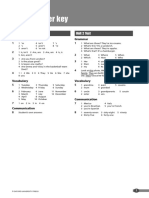 TESTS ANSWER KEY - Oxford Team 1 PDF