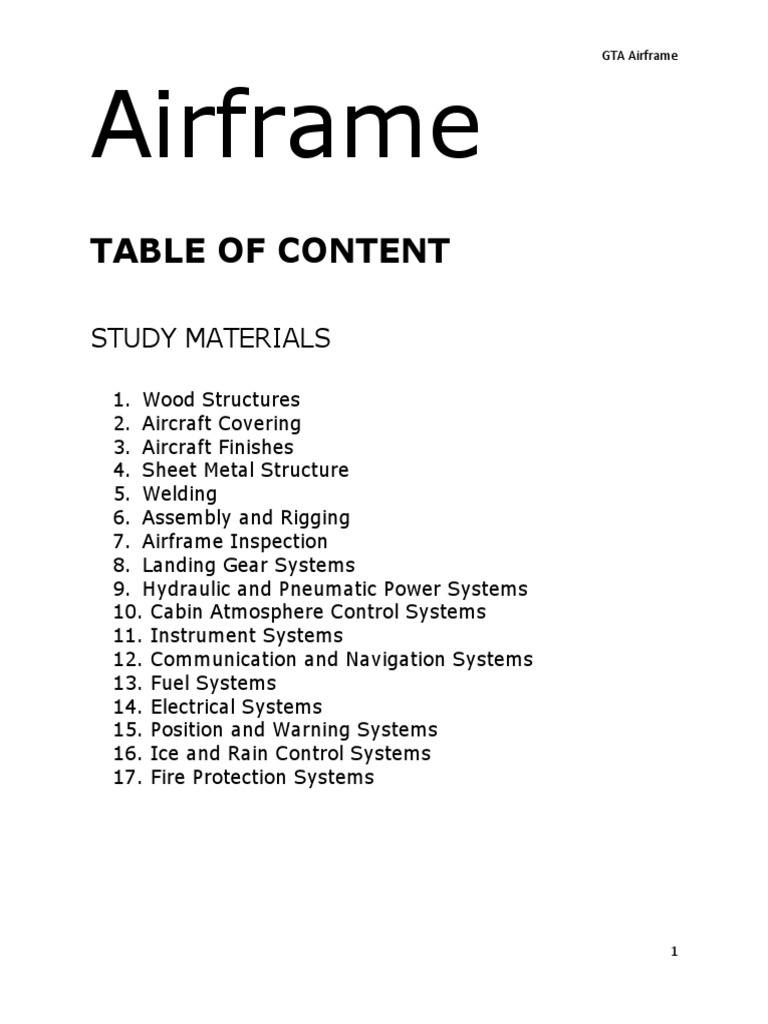 Airframe Questions Download Free PDF Flight Control Surfaces Welding