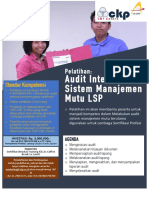 Audit Internal Sistem Manajemen Mutu LSP