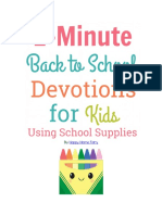 Back To School Devotions For Kids by Happy Home Fairy PDF