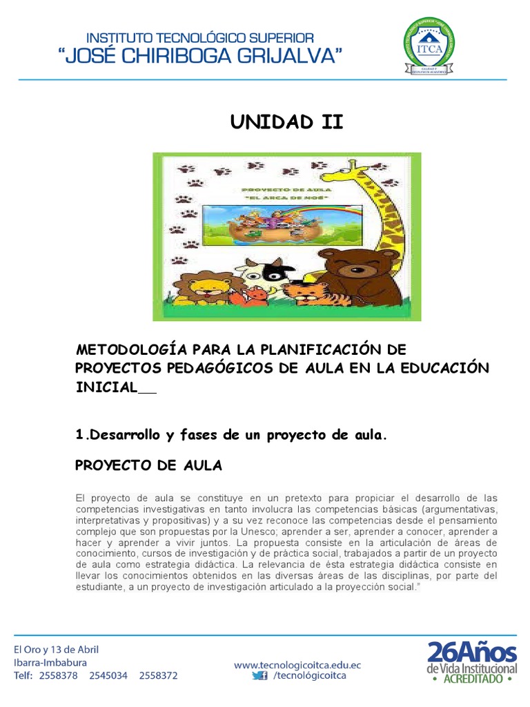 Desarrollo Del Proyecto de Aula | PDF | Arte | Ciencia y matemáticas