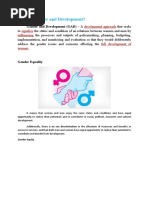 Gender and Development Overview | PDF | Gender | Gender Studies