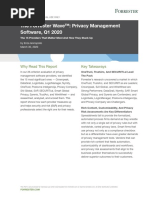 The Forrester Wave™ - Privacy Management Software, Q1 2020 PDF