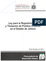 LEY PARA LA REGULARIZACIÓN Y TITULACIÓN DE PREDIOS URBANOS EN EL ESTADO DE JALISCO_1