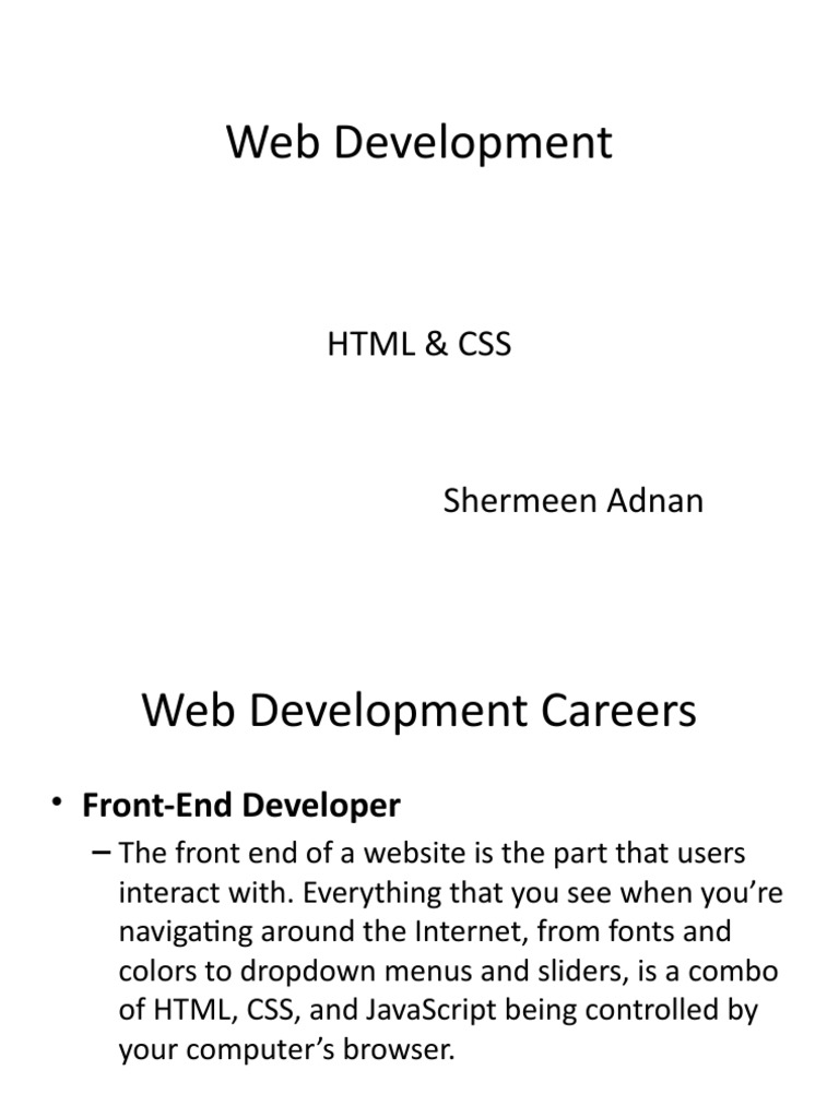 Lecture 1 HTML & Css | PDF | Hyperlink | Html Element