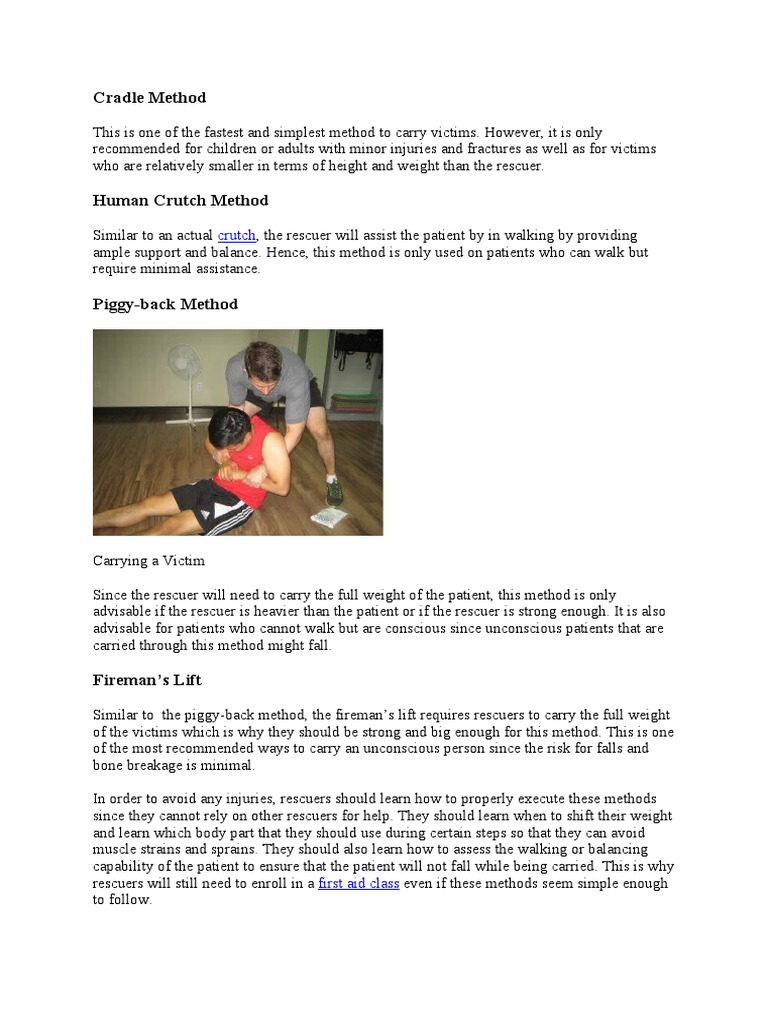 Cradle Method | PDF | Arm | Coma