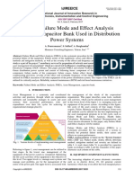 Study of Failure Mode and Effect Analysis (FMEA) On Capacitor Bank Used in Distribution Power Systems