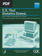 U.S. Vital Statistics System U.S. Vital Statistics System