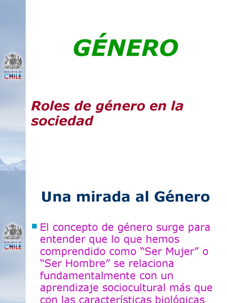 Roles de Genero en La Sociedad | PDF | Género | Estudios de género
