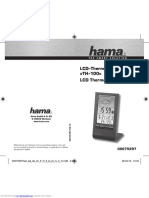 Hama th100 LCD Weather Station