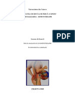 Rolul Masajului Și Kinetoterapiei in Discopatia Lombară PDF