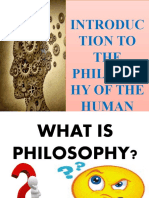 Introduc Tion To THE Philosop Hy of The Human Person