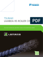 Tsubaki: Lambda Rs Roller Chain
