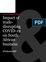Impact of Trade Disrupting Covid 19 On Sa Business PDF