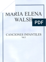 MARIA ELENA WALSH - Partituras de Canciones In Fan Tiles - [Voz y Piano] (Por Gabolio)