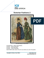 Victorian Fashions 2: Cross Stitch Design by Tereena Clarke