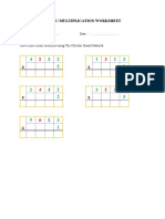 Multiplication Worksheet Y2