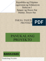 Ang Panukalang Proyekto