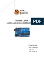 Ece Project Report Arduino Based Time and Temperature Display