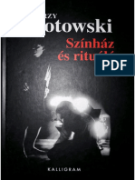 Színház És Rituálé PDF