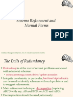 Schema Refinement and Normal Forms: Database Management Systems, 3ed, R. Ramakrishnan and J. Gehrke 1