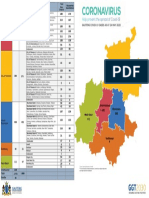 COVID-19 - Gauteng Map - 24 May 2020