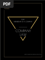 Company Law: Membership of A Company in Nigeria