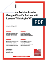 Reference Architecture For Google Cloud'S Anthos With Lenovo Thinkagile VX