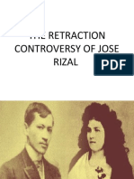 The Retraction Controversy of Jose Rizal