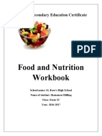 CSEC FOOD & NUTRITION Workbook