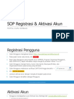 SOP Registrasi dan Aktivasi Akun
