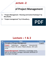 Principles of Project Management: Lecture - 2