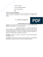 Solicita Pasar Doc. Al Registro Civil Stgo. - 05-03-2020