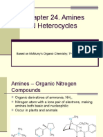 Chapter 24. Amines and Heterocycles: Organic Nitrogen Compounds