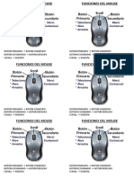 Funciones Del Mouse - 1º Grado PDF