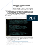 Práctica Administración Gráfica de LDAP Desde Phpldapadmin