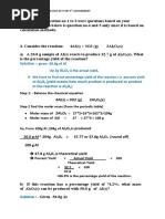 Answer Key 9th Assignment