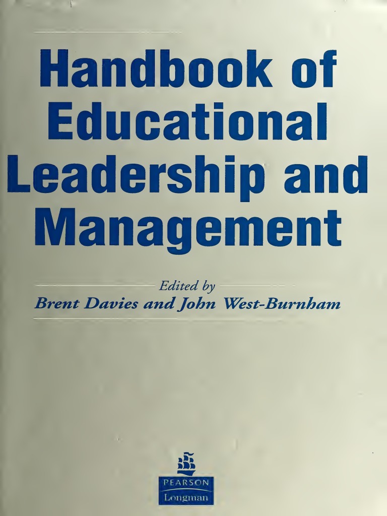 Handbook of Educational Leadership and Management-2003 | PDF | Charter ...