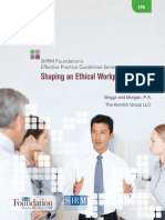 Ethical Workplace Culture