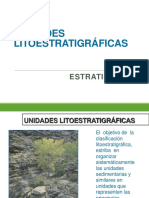 Unidades Litoestratigráficas