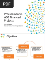 ADB Procurement - Selection of Consultant - Final