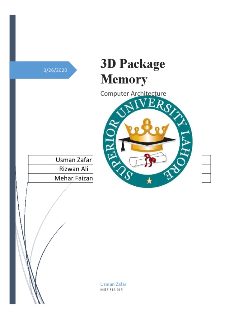3D Stacked Memory Solutions Explained | PDF | Computer Data Storage ...