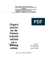 OrGANIZACIONES DE PAISES INDUSTRIALIZADOS Y EMERGENTES