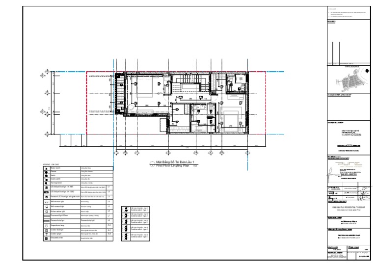 First Floor Lighting Plan | PDF | Architectural Design | Architecture